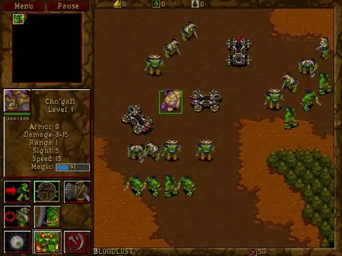 活动作品魔兽争霸2黑潮部落第6关thebadlands