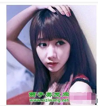 女生半圆形刘海发型造型 超美超有模样