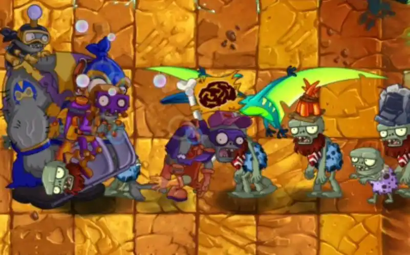 英雄系列僵尸vs恐龙辅助的侏罗纪僵尸