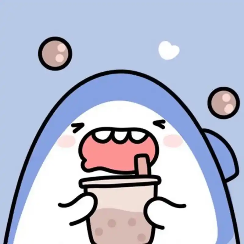 超萌的鲨鱼头像和壁纸来啦 可爱鲨头像壁纸