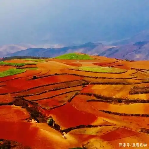 五彩缤纷的高原红土地