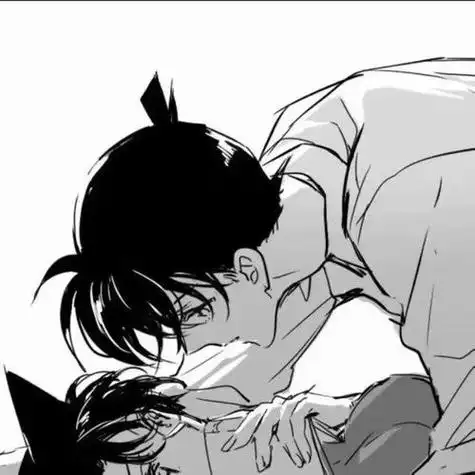 工藤新一情侣头像 接吻 情侣头像图片大全 -【爱个性】