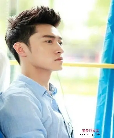 男人长刘海鬓角发型 男人长鬓角短发发型(4)