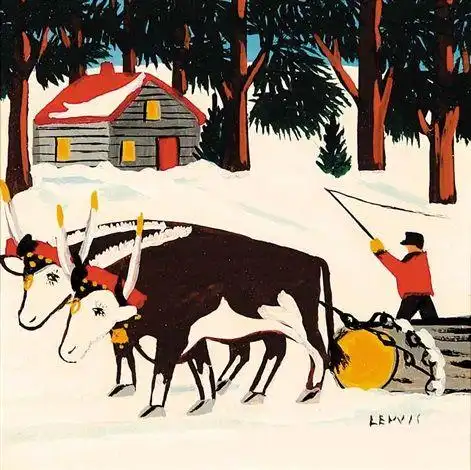 我找来了莫娣刘易斯的作品