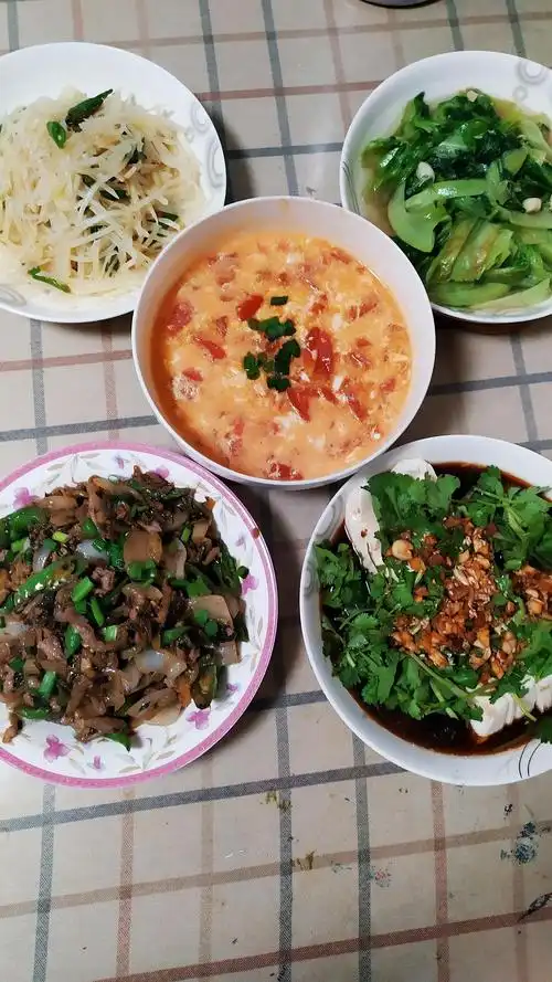 加油消灭冰镇的库存,简单的四菜一汤