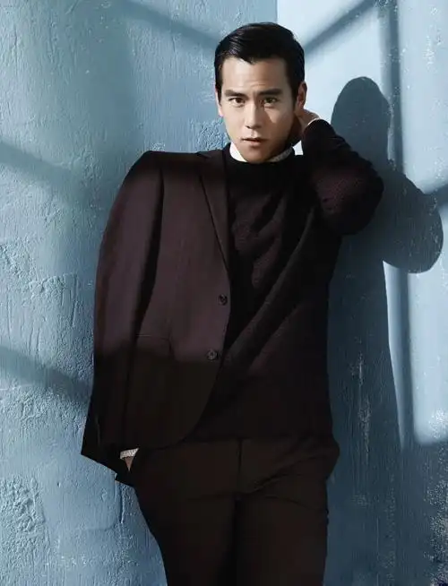 彭于晏时尚大片 油头雅痞魅力十足