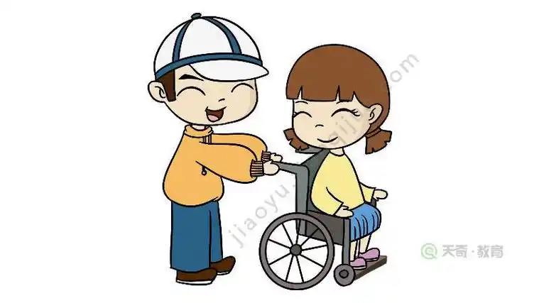 帮助别人幼儿的简笔画