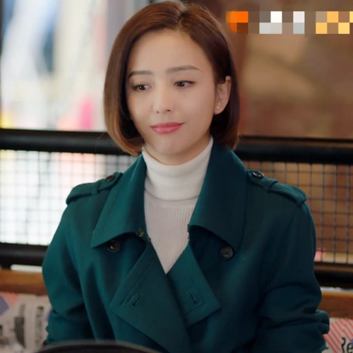 爱的厘米佟丽娅关雨晴同款衣服秋冬季新款韩版风衣