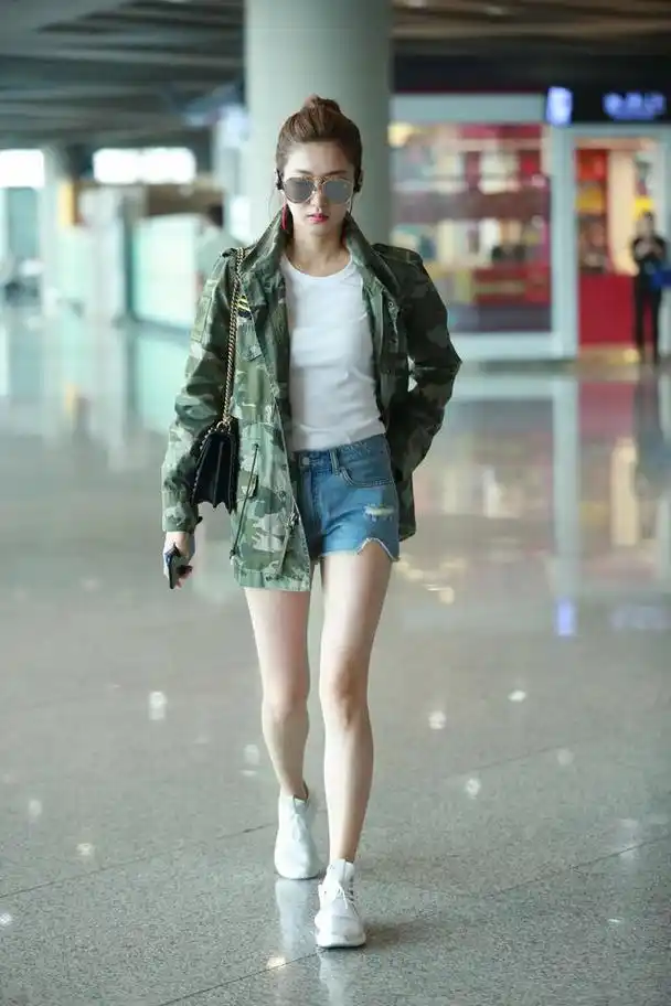 江疏影机场高清美拍图集(二)