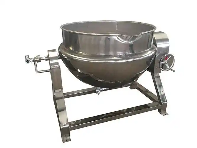 【立式蒸汽夹层锅不锈钢电加热夹层锅蒸煮锅】图片查看详情>