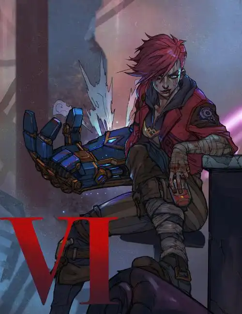 线稿原画procreate英雄联盟双城之战蔚热度(1856)评论(15)查看全文