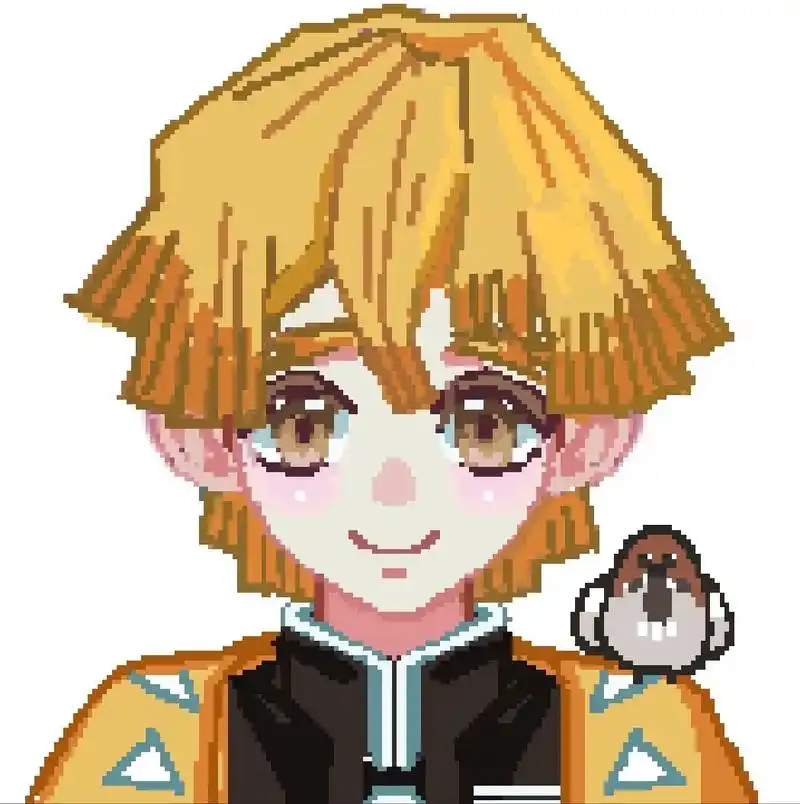 像素头像 #像素 #鬼灭之刃 #栗花落香奈乎 #我妻善逸 - 抖音