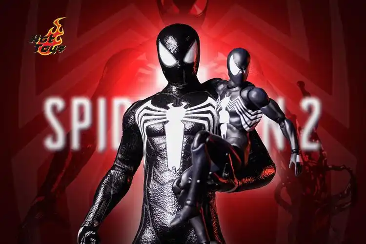 长大后,我就成了你!【wifi猛男】hottoys漫威蜘蛛侠2共生体黑色战衣!