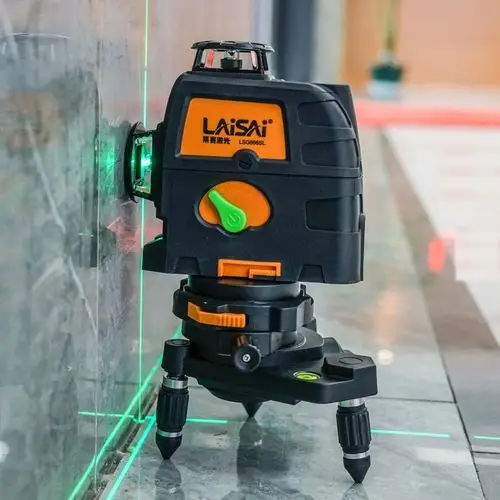 莱赛水平仪蓝绿绿光sp打点抹灰贴墙lsg666系列水平仪