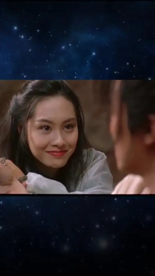 朱茵冲星爷眨眼太有爱了