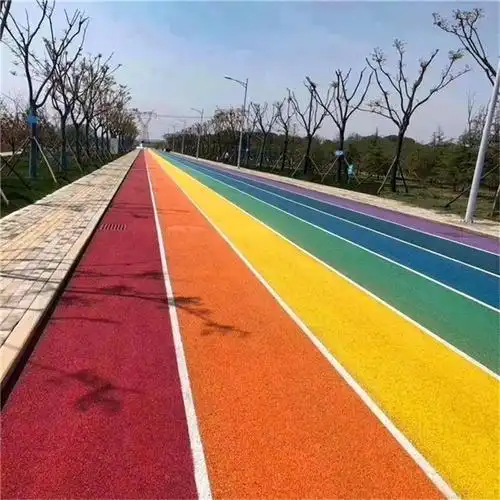 冷拌透水沥青地坪施工环保型彩色路面专用材料供应_co土木在线