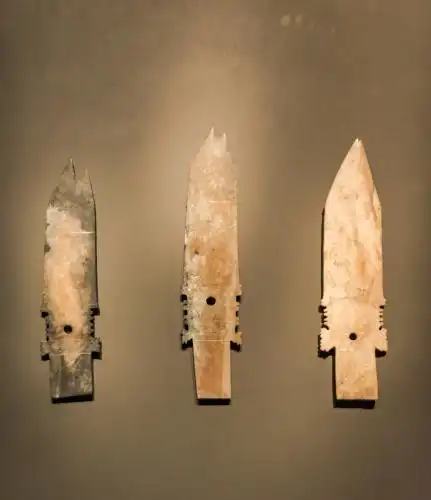 中国广汉三星堆博物馆文物玉璋