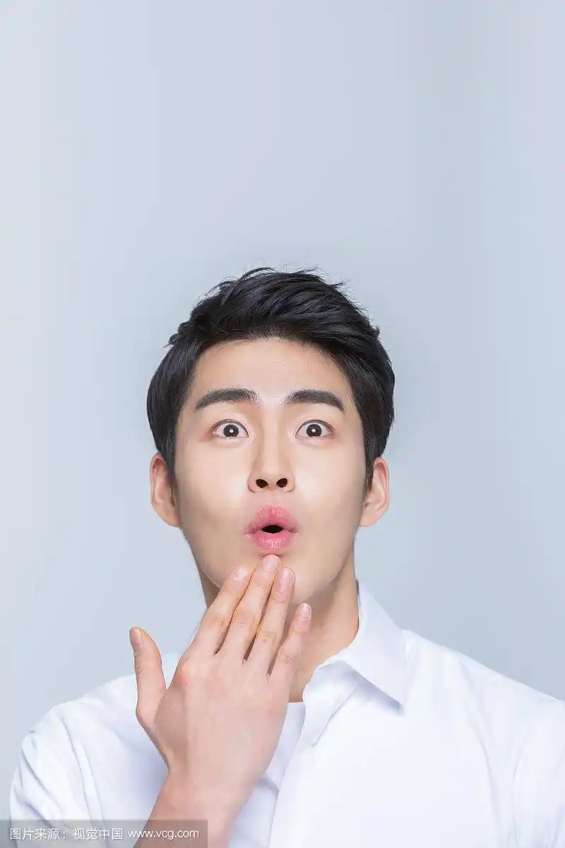 亚洲人,韩国人,男,惊讶