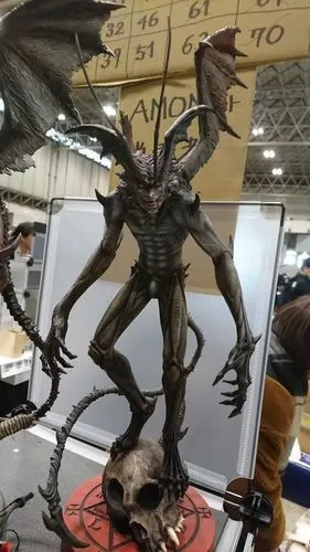 阿依gk 模型 手办 现货 白模 包邮(w_2299) 恶魔人 安蒙 aamon wf