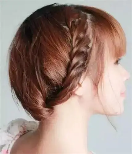 齐肩发编发diy 实用编发教程-发型diy-发型站_最新流行发型设计发型