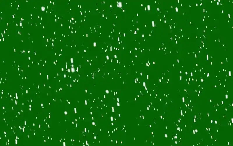绿幕视频素材下雪