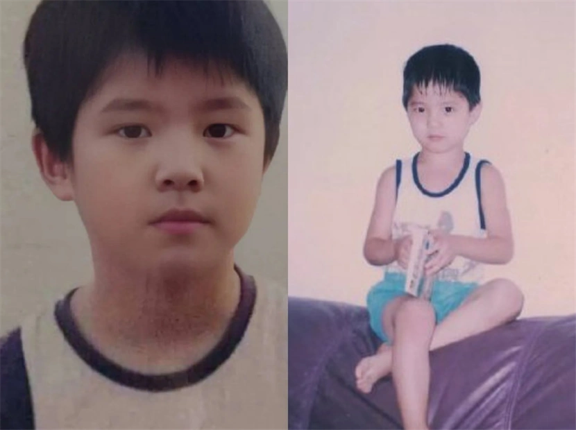 刘昊然童年旧照走红,脸蛋肥胖可爱酷似柴犬,对比成名后变化明显