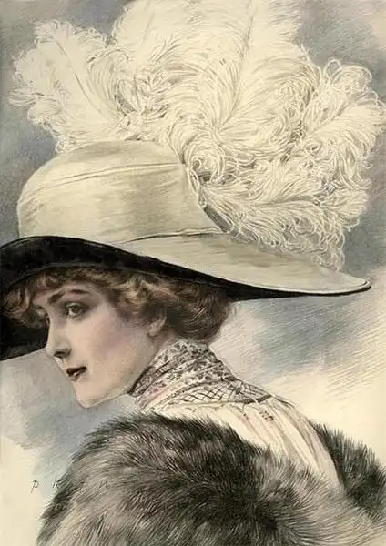 绝美!19世纪欧洲女士的帽子美图