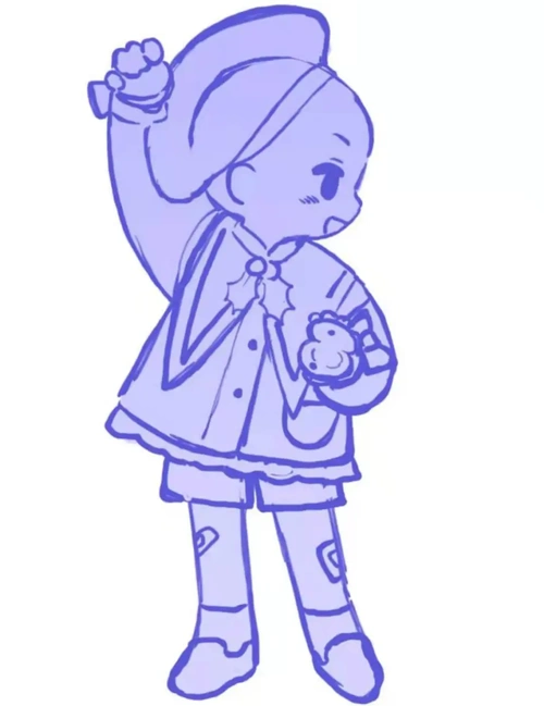 【板绘临摹】幼稚园音乐会—q版「单人线稿」