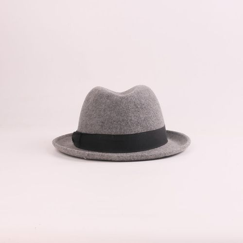 ee 卷边羊毛呢百搭爵士帽帽子-mc母婴网