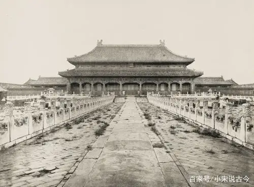 清朝故宫老照片,那时候的故宫很多和现在不一样
