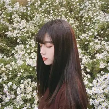 侧面唯美长发头像大全