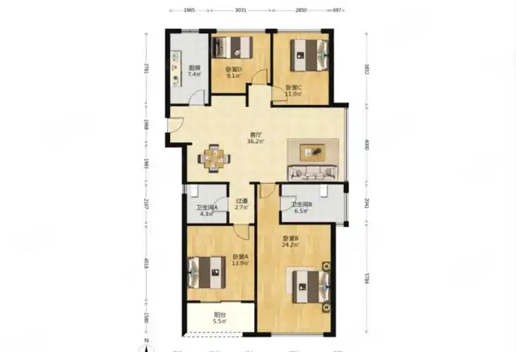 楼龄新 出行方便 近地铁 装修好 电梯房 双卫,中国铁建江南国际城二手