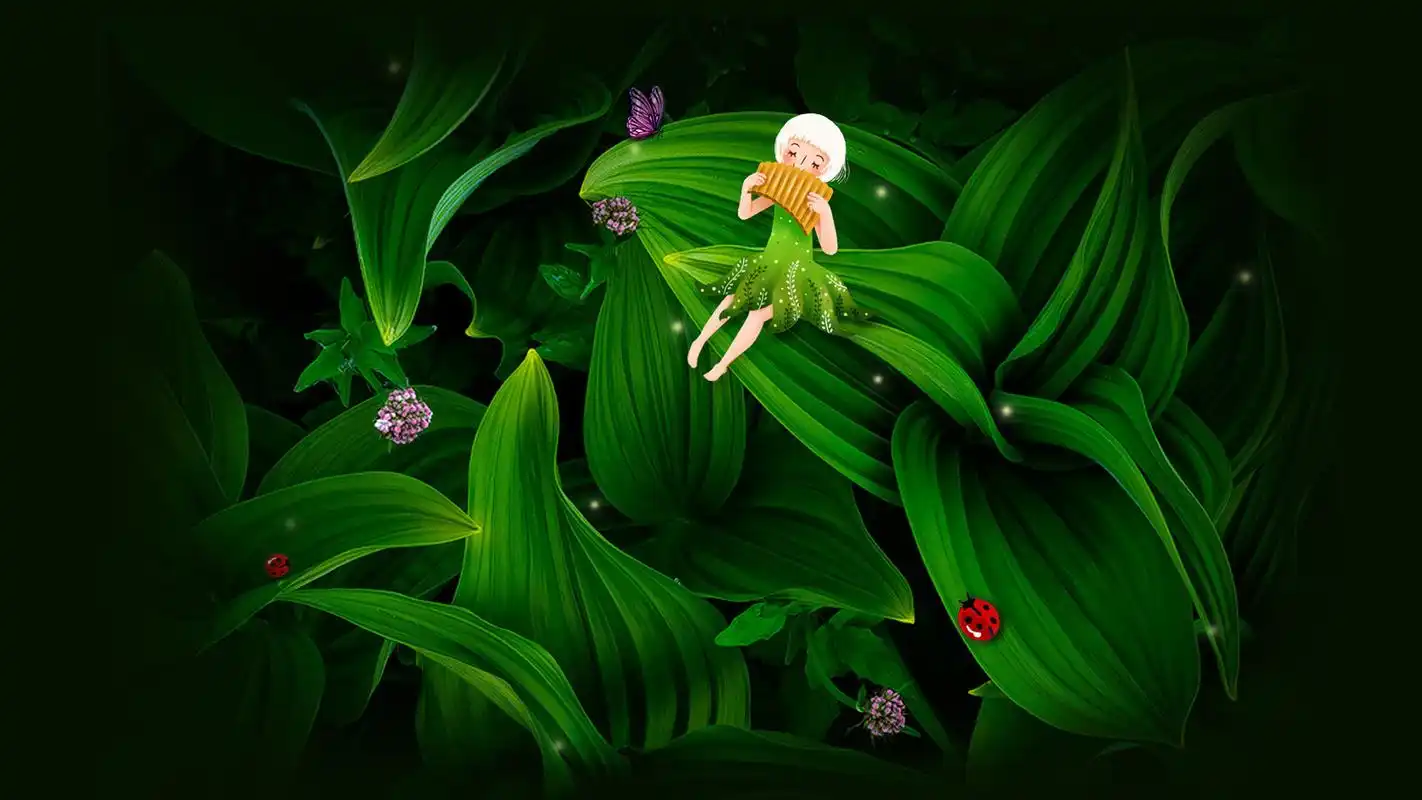 绿色植物养眼高清护眼桌面壁纸