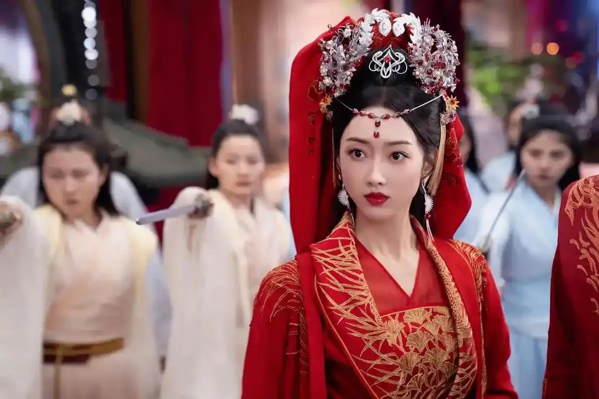 这么漂亮的新娘子有点喜欢.女明星古装剧照