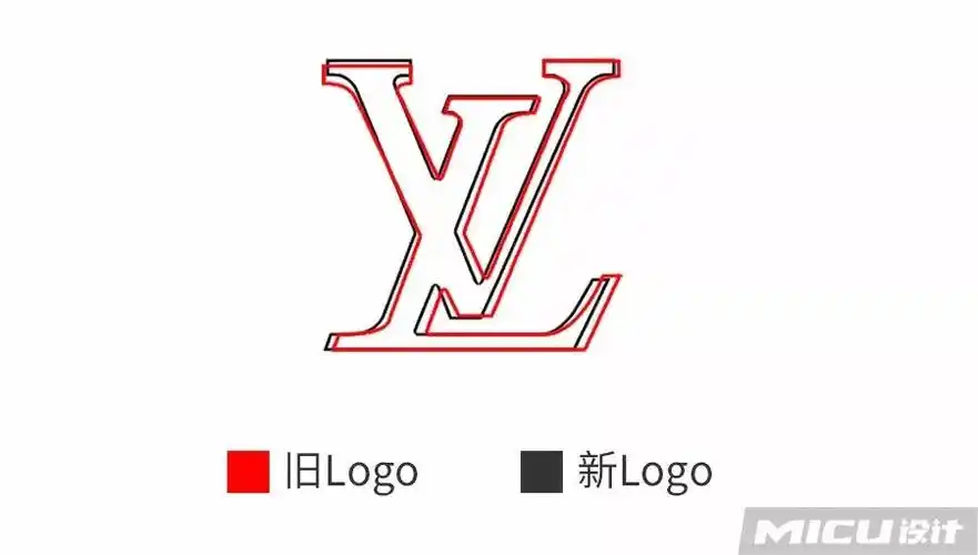 与字母"l"相邻的空间有所增加,并且在字母"v"下方尖角并且字体也有所