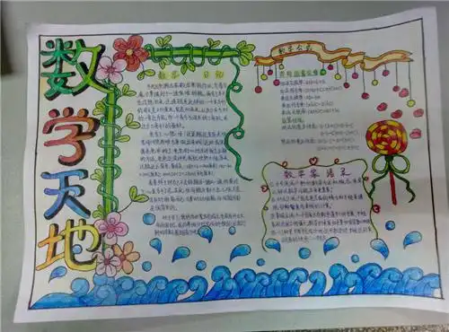 全国一等奖六年级科学手抄报六年级数学手抄报