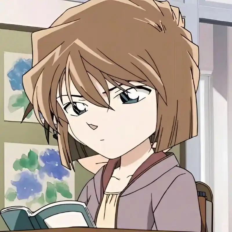 灰原哀绝美头像  有一些是把新绘改了改