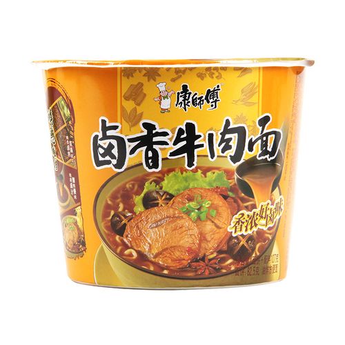 热销康师傅卤香牛肉面