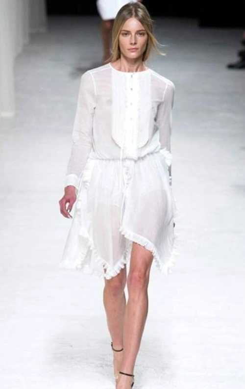 莲娜丽姿ninaricci这场时装装薄纱透明秀漂亮