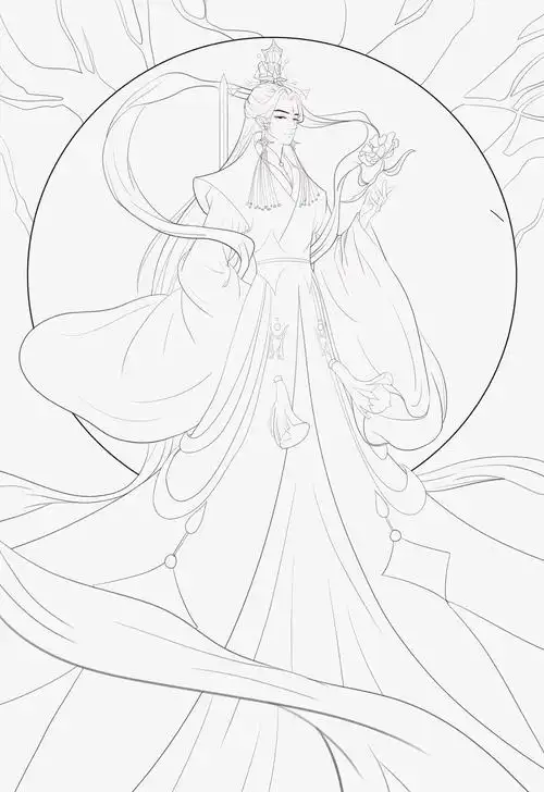 插画血雨探花花城天官赐福