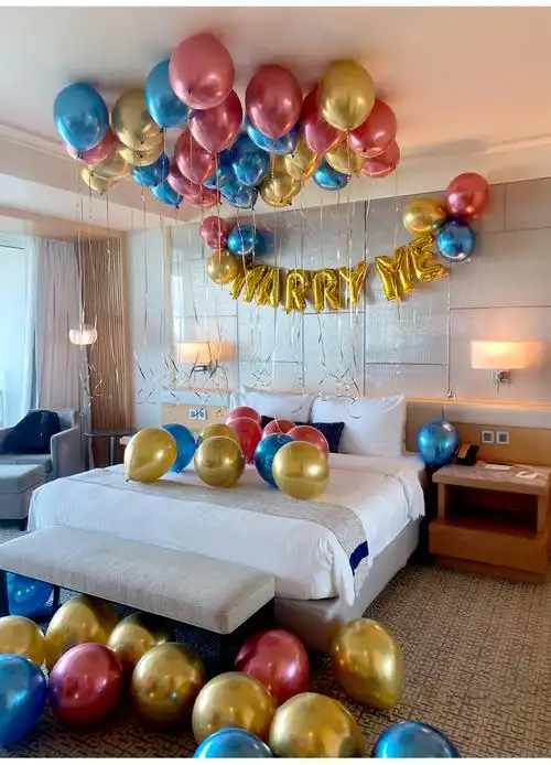 生日气球快乐派对装饰品女神男孩场景布置网红ktv房间背景墙装扮