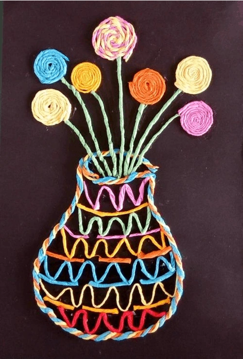 《彩线贴画》教案邱静