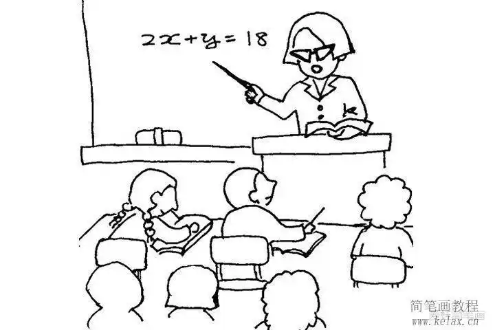课堂简笔画新颖