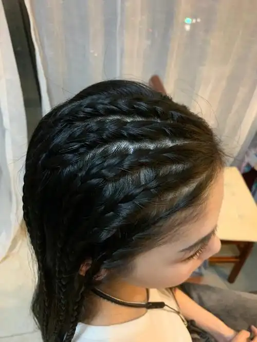 手工脏辫第一次编全头