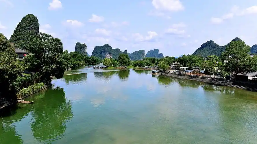 广西桂林遇龙河风光宽屏电脑桌面壁纸(一)高清大图预览1920x1080_风景