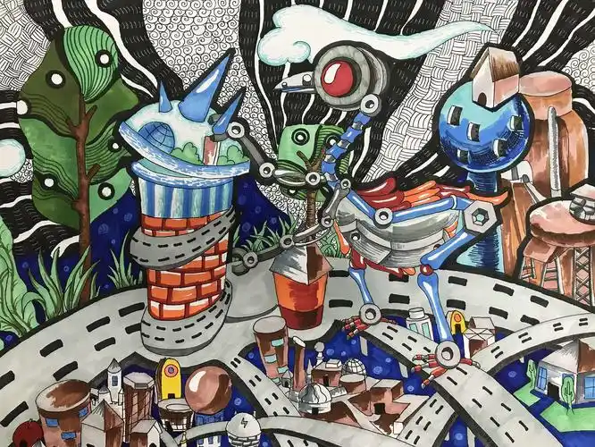 "幻梦出新 艺彩飞扬"西安高新一中初中校区美术赛事喜获丰收 - 美篇