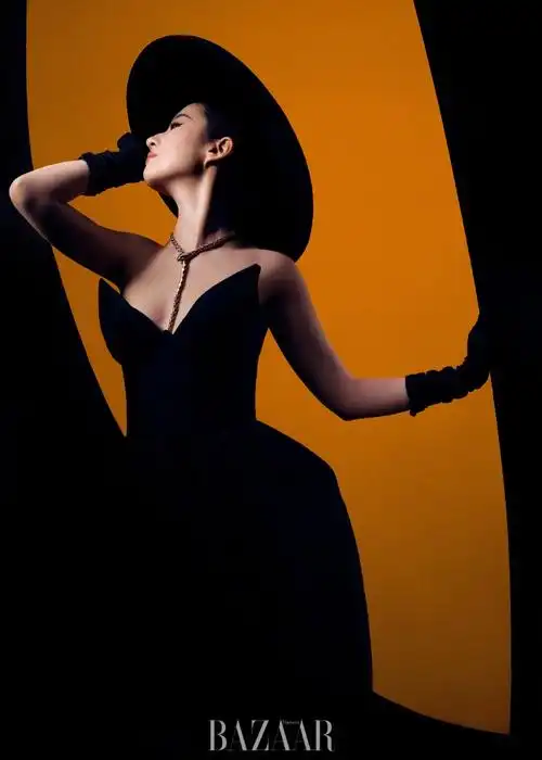 时尚芭莎四月刊##双面刘亦菲芭莎封面大片