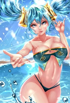 英雄联盟琴女湿身诱惑性感福利图