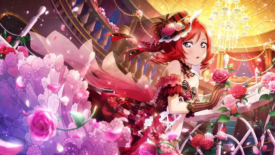 萌系治愈动漫美女桌面壁纸