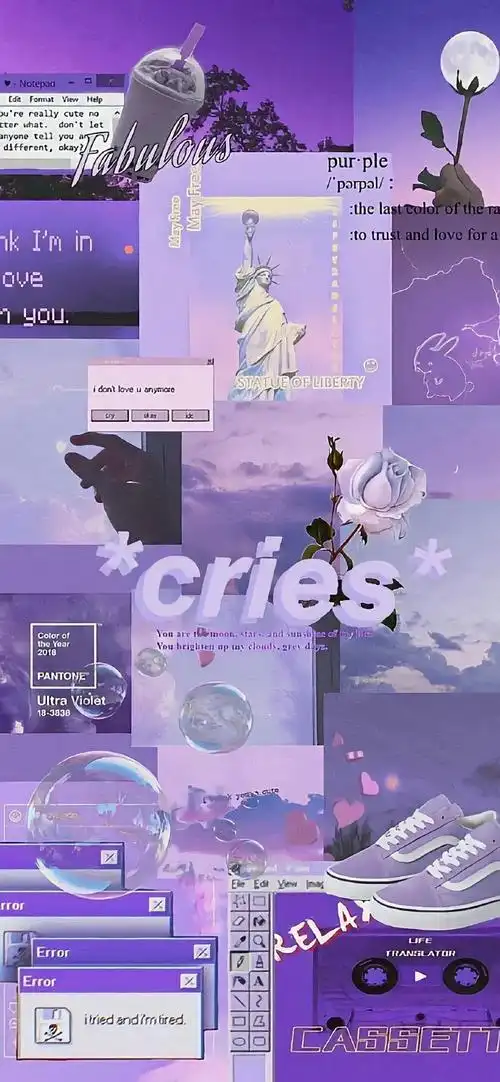 超爱的紫色系壁纸